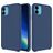 Mobigear Rubber Touch iPhone 11 Siliconen Hoesje Backcover - Marineblauw