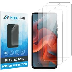 Mobigear Motorola Moto G34 Screenprotector Folie - Case Friendly (3-Pack)