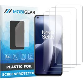 Mobigear OnePlus Nord 2T 5G Screenprotector Folie - Case Friendly (3-Pack)