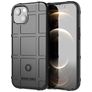 Mobigear Rugged Shield iPhone 13 Hoesje Flexibel TPU Backcover Shockproof - Zwart