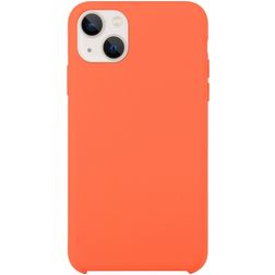 Mobigear Rubber Touch iPhone 15 Plus Siliconen Hoesje Backcover - Oranje