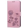 Mobigear Roses Samsung Galaxy A10 Hoesje Bookcase Portemonnee - Roségoud