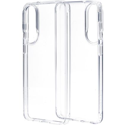 Mobiparts Classic Hardcover Doorzichtig Samsung Galaxy S25 Edge Hoesje Hardcase Backcover - Transparant