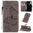 Mobigear Butterfly Xiaomi Redmi Note 8T Hoesje Bookcase Portemonnee - Grijs