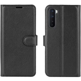 Mobigear Classic OnePlus Nord Hoesje Bookcase Portemonnee - Zwart