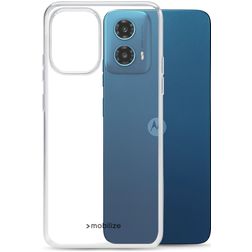 Mobilize Gelly Doorzichtig Motorola Moto G34 Hoesje Flexibel TPU Backcover - Transparant