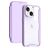 Mobigear Smart Fit iPhone 15 Hoesje Hardcase Bookcase - Paars