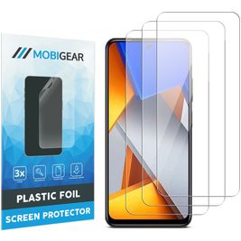 Mobigear POCO M4 Pro 4G Screenprotector Folie - Case Friendly (3-Pack)