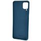 Mobiparts Samsung Galaxy A12 Siliconen Hoesje Backcover - Blueberry Blue