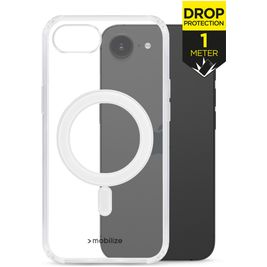 Mobilize Naked Protection Doorzichtig iPhone 16e MagSafe Hoesje Hardcase Backcover Shockproof - Transparant