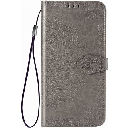 Mobigear Mandala Realme X50 Pro Hoesje Bookcase Portemonnee - Grijs