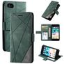 Mobigear Rhombus iPhone 7 Hoesje Bookcase Portemonnee - Groen