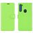 Mobigear Classic Motorola One Fusion Plus Hoesje Bookcase Portemonnee - Groen