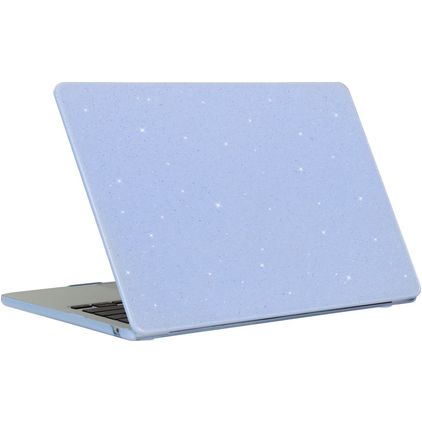 Mobigear Sparkling Cream MacBook Air 13 Inch (2022-2026) Hoes Hardshell Laptopcover MacBook Case - Blauw - Model A2681 / A3113 / A3240 / A3449