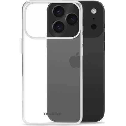 Mobilize Gelly Doorzichtig iPhone 17 Pro Max Hoesje Flexibel TPU Backcover - Transparant