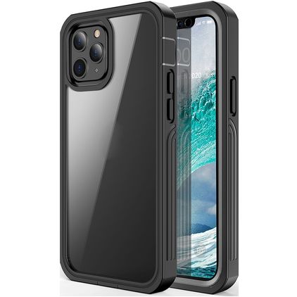 RedPepper Scratchproof iPhone 12 Pro Hoesje Hardcase Backcover Shockproof - Zwart