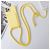 Mobigear Lanyard Card iPhone 15 Pro Max Siliconen Hoesje met koord en Pasjeshouder - Geel