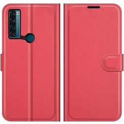 Mobigear Classic TCL 20 SE Hoesje Bookcase Portemonnee - Rood