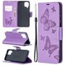 Mobigear Butterfly Samsung Galaxy A12 Hoesje Bookcase Portemonnee - Paars