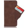 Mobigear Slide Wallet OPPO Find X9 Hoesje Bookcase Portemonnee - Bruin