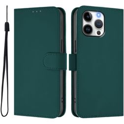 Mobigear Urban Wallet iPhone 16 Pro Max Hoesje Bookcase - Groen