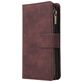 Mobigear Zipper Samsung Galaxy A41 Hoesje Bookcase Portemonnee - Bruin