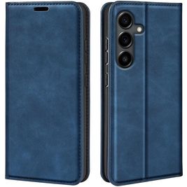 Mobigear Retro Slim Samsung Galaxy S25 FE Hoesje Bookcase Portemonnee - Donkerblauw