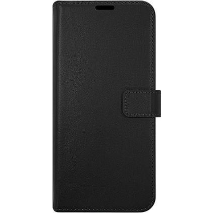 Valenta Gel Skin Samsung Galaxy A54 Hoesje Echt Leer Bookcase Portemonnee - Zwart