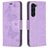 Mobigear Butterfly Samsung Galaxy S24 Plus Hoesje Bookcase Portemonnee - Paars