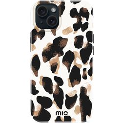 MIO iPhone 15 MagSafe Hoesje Hardcase Backcover - Leopard