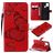 Mobigear Butterfly Samsung Galaxy A21s Hoesje Bookcase Portemonnee - Rood