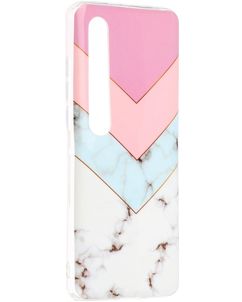 Mobigear Marble Xiaomi Mi 10 Hoesje Flexibel TPU Backcover - Driekleurig