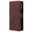 Mobigear Zipper Samsung Galaxy A51 Hoesje Bookcase Portemonnee - Bruin