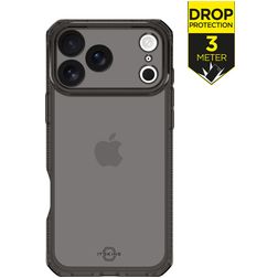 ITSKINS Level 2 SpectrumClear R iPhone 17 Pro Hoesje Flexibel TPU Backcover Shockproof - Smoke