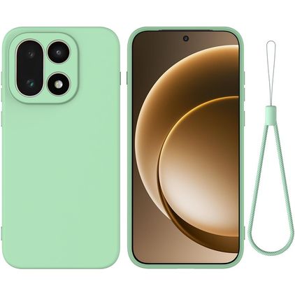 Mobigear Rubber Touch OnePlus 15 Siliconen Hoesje Backcover - Groen