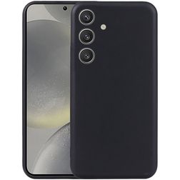 Mobigear Basics Samsung Galaxy S24 FE Hoesje Flexibel TPU Backcover - Zwart