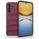 Mobigear Bumpy Samsung Galaxy A37 Hoesje Flexibel TPU Backcover - Wine Red