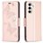 Mobigear Butterfly Samsung Galaxy S23 FE Hoesje Bookcase Portemonnee - Roségoud