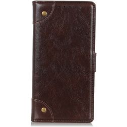 Mobigear Ranch HTC Desire 20 Pro Hoesje Bookcase Portemonnee - Bruin
