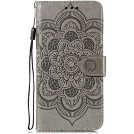 Mobigear Mandala Huawei P40 Hoesje Bookcase Portemonnee - Grijs