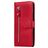 Mobigear Zipper Huawei P Smart (2020) Hoesje Bookcase Portemonnee - Rood