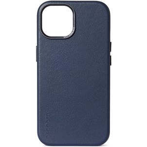 Decoded iPhone 15 MagSafe Hoesje Echt Leer Backcover - Blauw