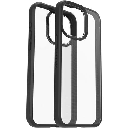 OtterBox React iPhone 15 Pro Max Hoesje Hardcase Backcover Shockproof - Transparant / Zwart