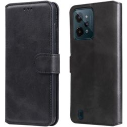 Mobigear Wallet Realme C31 Hoesje Bookcase Portemonnee - Zwart