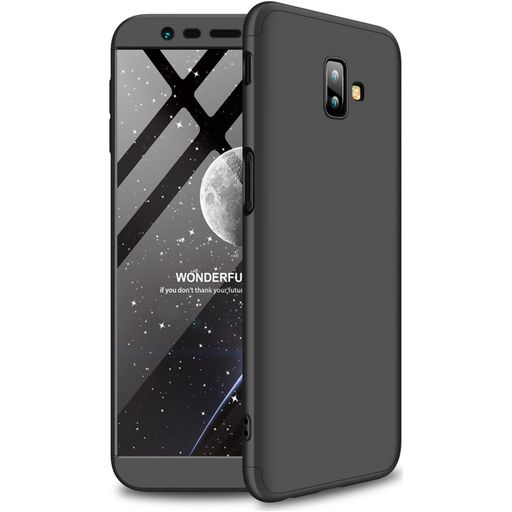 Mobigear TriGuard Samsung Galaxy J6 Plus Hoesje Hardcase Backcover - Zwart