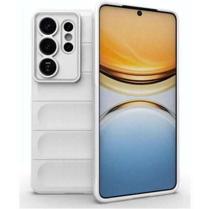 Mobigear Bumpy Samsung Galaxy S26 Ultra Hoesje Flexibel TPU Backcover - Wit