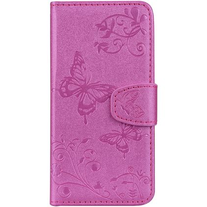 Mobigear Butterfly Xiaomi Mi 8 SE Hoesje Bookcase Portemonnee - Paars