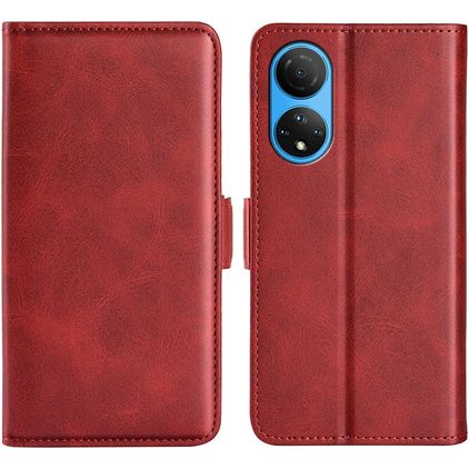 Mobigear Slim Magnet HONOR X7 Hoesje Bookcase Portemonnee - Rood