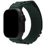 Mobilize Alpine Nylon Apple Watch Bandje Gespsluiting - 42/41/40/38 mm - Donkergroen