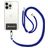 Mobigear Lanyard Universeel Verstelbaar Telefoonkoord - Marineblauw